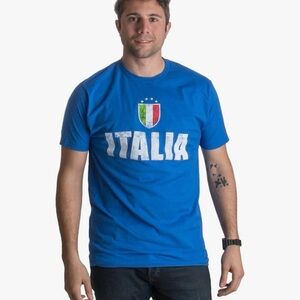 Men's Italia Graphic Short Sleeve Tee - Blue